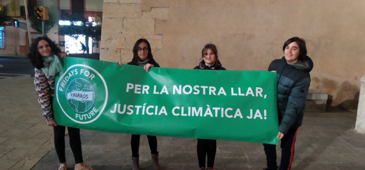 Parada informativa de Fridays For Future Vinaròs