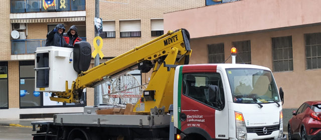 Llums de Nadal per primera vegada a l’Avinguda de Catalunya d’Amposta