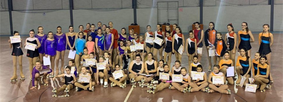 El Club Patinatge Artístic Vinaròs, en l’Alcúdia de Crespins