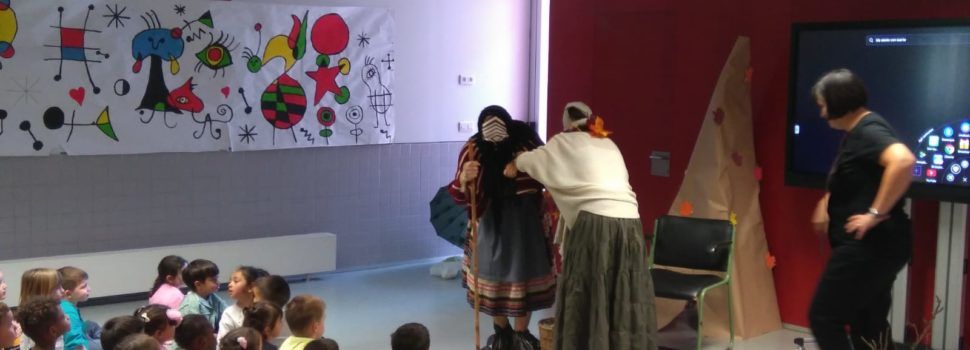 La castanyera visità el CEIP Assumpció de Vinaròs