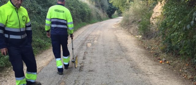 El Consell Comarcal del Baix Ebre millora el ferm de la Via Verda entre Xerta i Tortosa