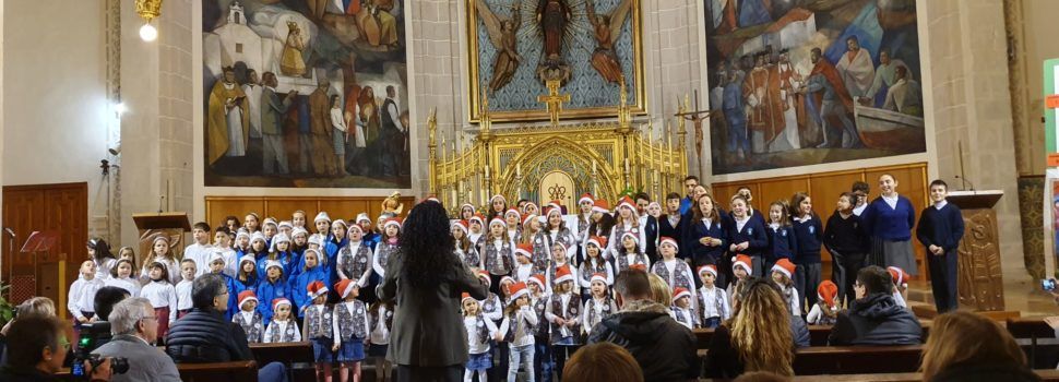 Quatre corals infantils de Vinaròs anuncien el Nadal