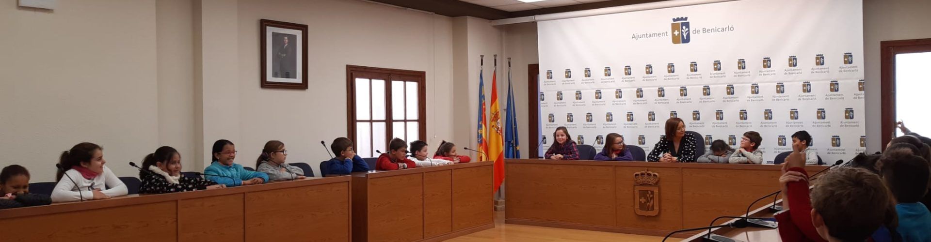 Visita a l’Ajuntament de Benicarló d’alumnes CEIP Eduardo Martínez Ródenas