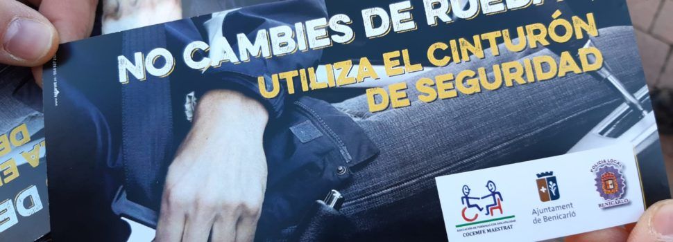 Campanya de sensibilització a Benicarló ‘Posa’t el cinturó’