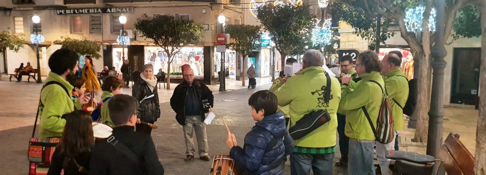 La Colla de dolçaina i tabal de Vinaròs anima el Nadal