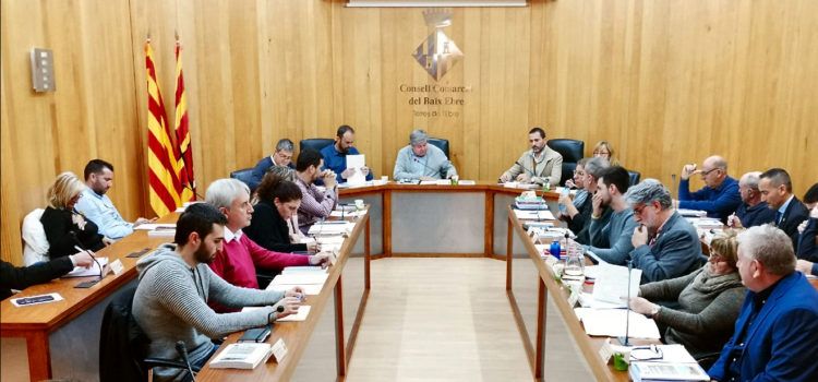 El ple del Consell Comarcal del Baix Ebre reclama la nul·litat de la sentència de l’1-O i dona suport al president Quim Torra