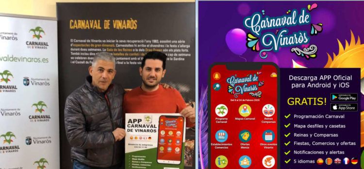 La APP Vinaròs SmartCity firma un convenio con el Carnaval de Vinaròs