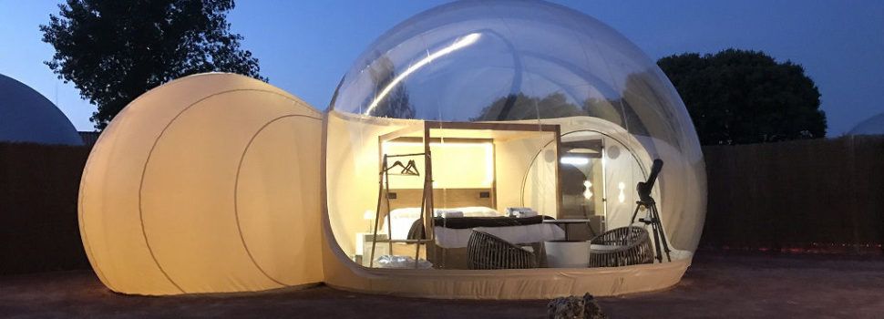 En marxa el primer complex Glamping Bambolla de la Comunitat Valenciana a Tírig