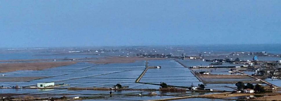 El Delta de l’Ebre, després de Gloria, vist des de la Ràpita
