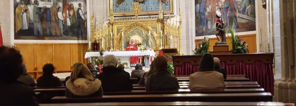 Vinaròs acaba el dia del patró amb missa però sense “encuentro” ni processó
