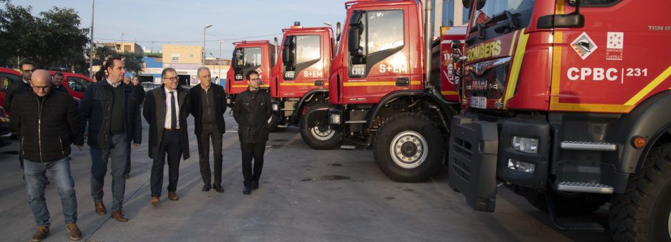 Els bombers del consorcio provincial de Castelló modernitzen la seua flota amb 10 nous vehicles