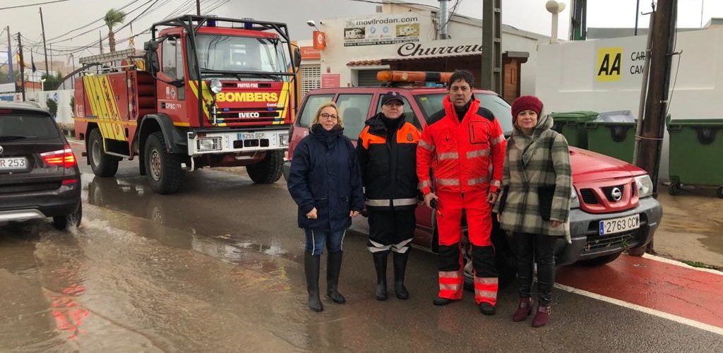Desallotgen un càmping inundat en La Ribera de Cabanes