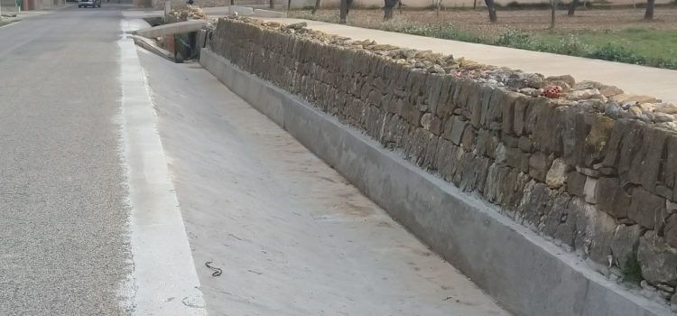 La Jana millora l’accés al poble per la carretera de Sant Mateu