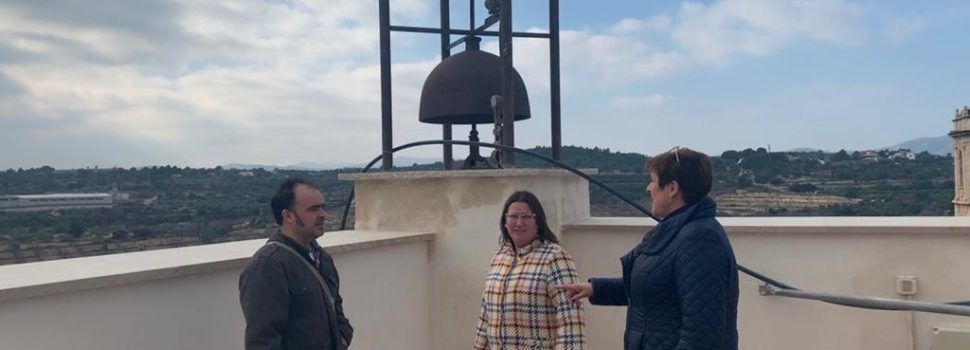 Finalitzen els treballs de reforma dels merlets de la Torre de Càlig