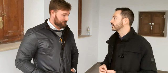 Ximo Huguet visita a Sant Jordi les obres realitzades a l’Ajuntament amb càrrec al Pla 135