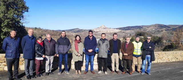 Finalitzen les obres de la carretera de Morella a Ares