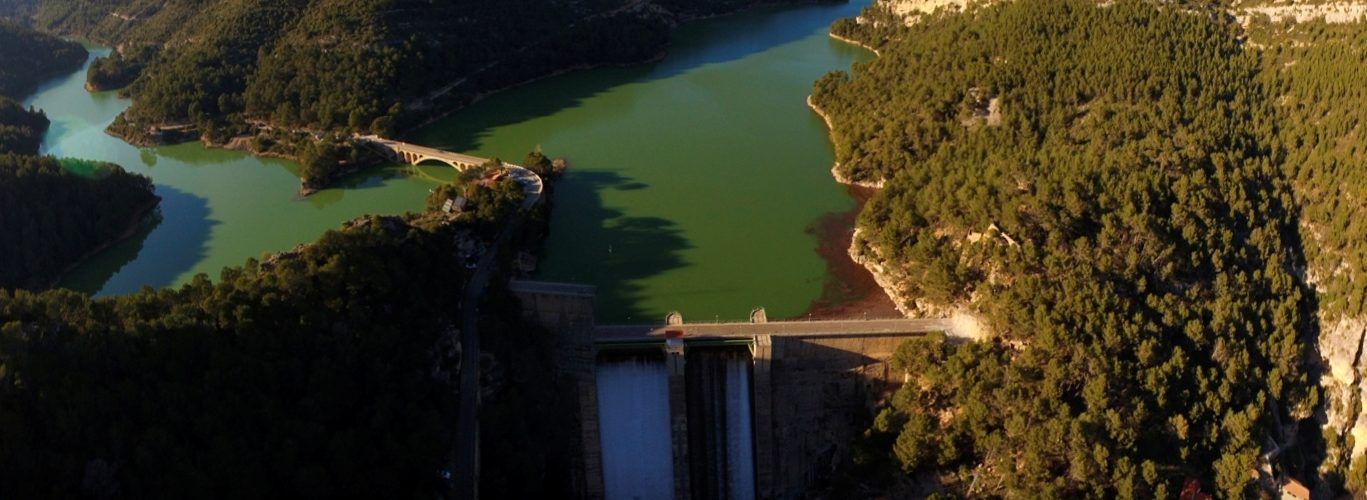 L’embassament d’Ulldecona, pràcticament ple