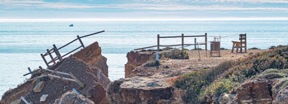 La mar esgarra un altre tros de Sòl de Riu a Vinaròs