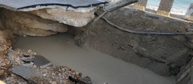El Ayuntamiento de Vinaròs repara el puente de Saldonar, mientras Costas sigue sin ofrecer ayuda