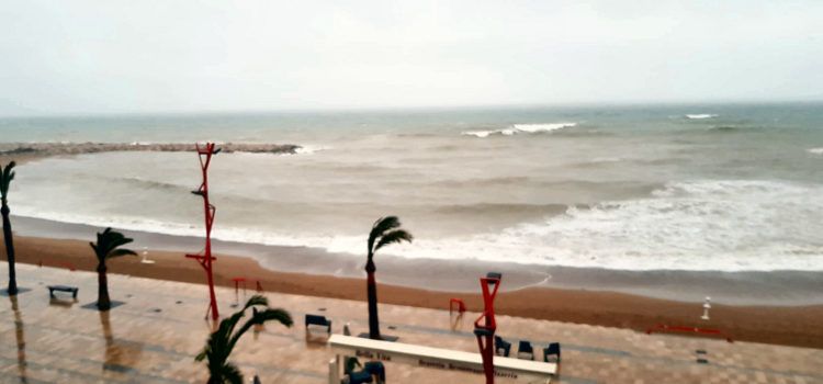 DANA amb poca pluja però temporal marítim a Vinaròs