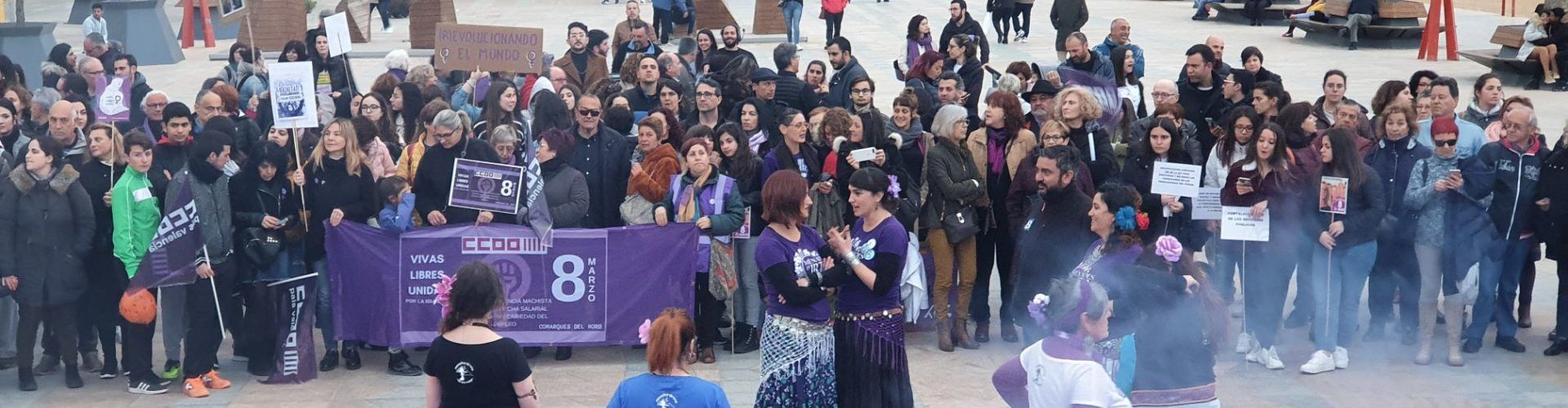 Respaldo de la sociedad de Vinaròs en el Día de la Dona
