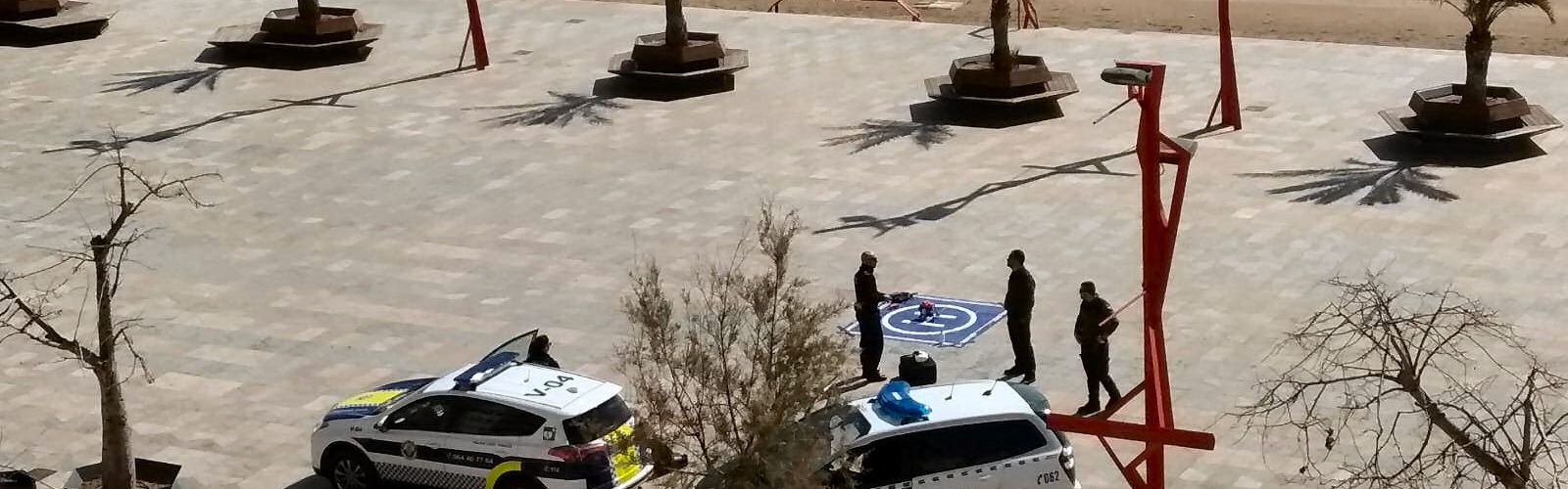 Controls pel coronavirus a Vinaròs, fins i tot amb el dron