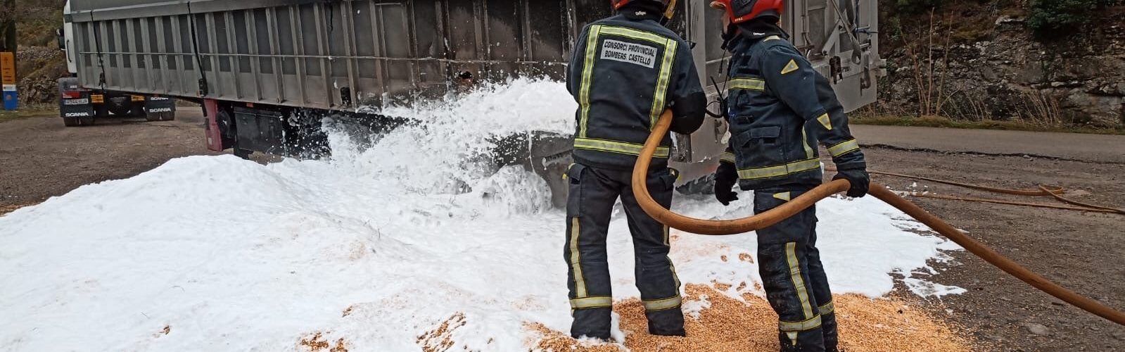 Incendio de un camión en Vallivana