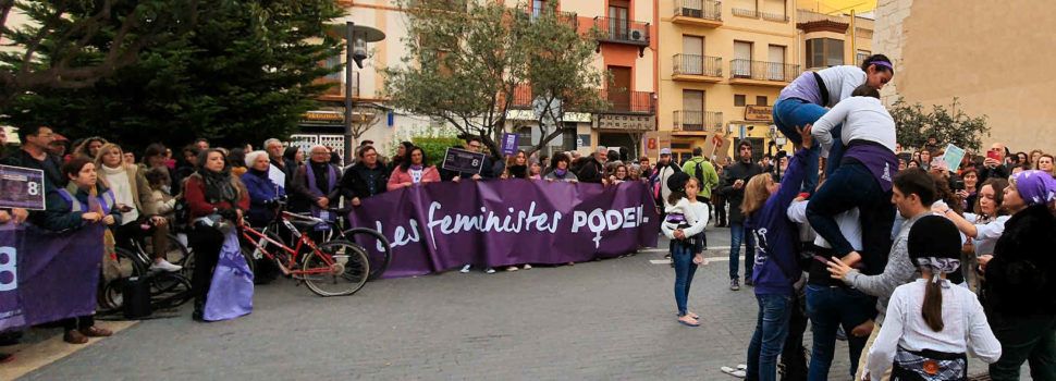 Vídeos de la manifestació del Dia de la Dona a Vinaròs