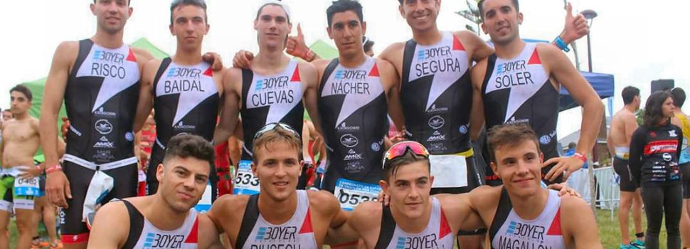 El vinarossenc Guillem Segura, en el Campionat d’Espanya de Duatló per Equips