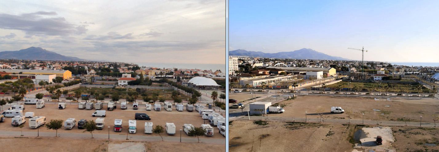 El coronavirus espanta les autocaravanes del Fora Forat de Vinaròs