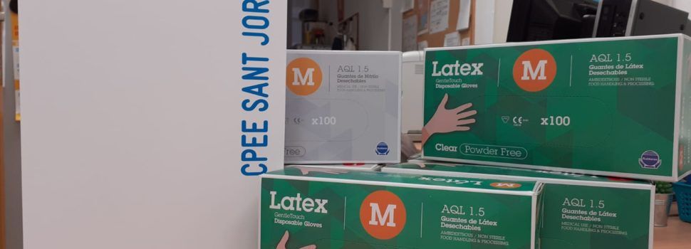 Els centres d’educació especial de la Diputació de Tarragona donen 6.000 guants pel coronavirus