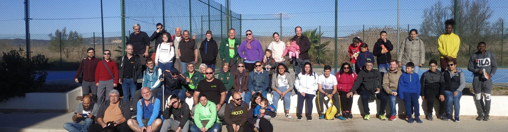 Geocachers Vinaròs y Boy Scouts Benicarló, en el  Espai Natura Torrenostra