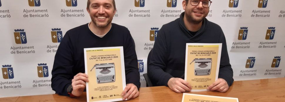 Els Premis Literaris 2020 de Benicarló incorporen una nova categoria de Premi de Narrativa Juvenil