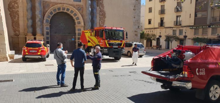 Els bombers realitzaran a Vinaròs feines de desinfecció de forma periòdica