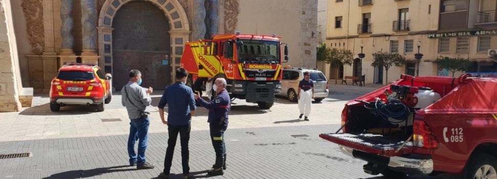 Els bombers realitzaran a Vinaròs feines de desinfecció de forma periòdica