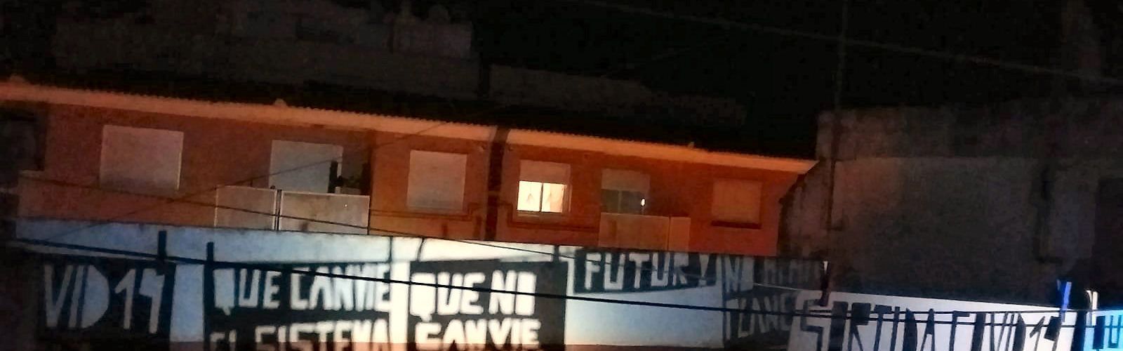Manifestació de llums i ombres per Fridays For Future Vinaròs