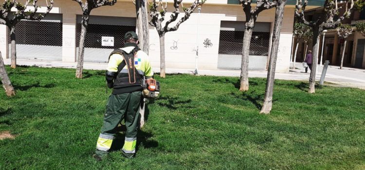 Benicarló reprén els treballs de jardineria