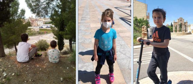 I després de la llarga “quarantena”, els xiquets tornaren a passejar