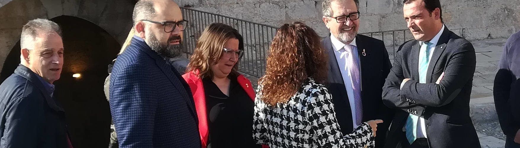 Andrés Martínez propone a la Diputación Provincial colaboración para reforzar al Castillo de Peñíscola 