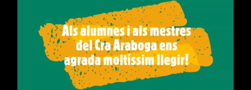 Vídeo: Dia del Llibre al CRA Araboga (Cervera-La Jana-Canet)