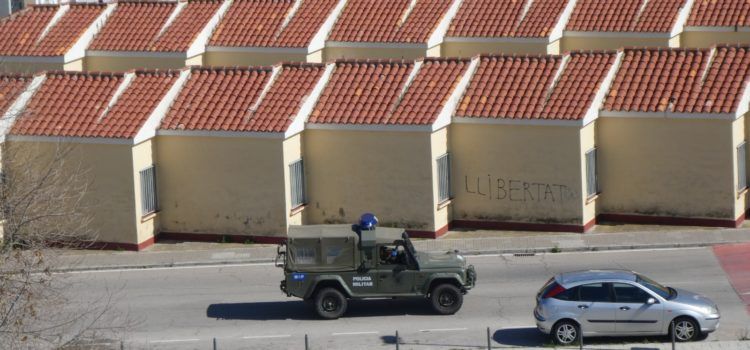 La Policia Militar ha estat també per la zona portuària de Vinaròs