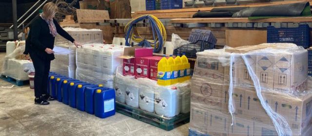 Càlig adquireix material de prevenció i desinfecció