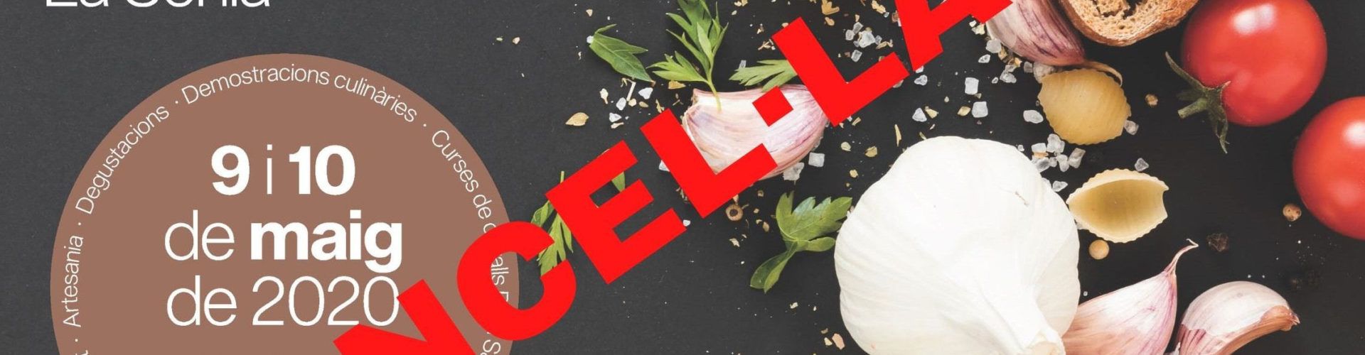 Comunicat cancel·lació 17a Fira Gastronòmica de la Sénia