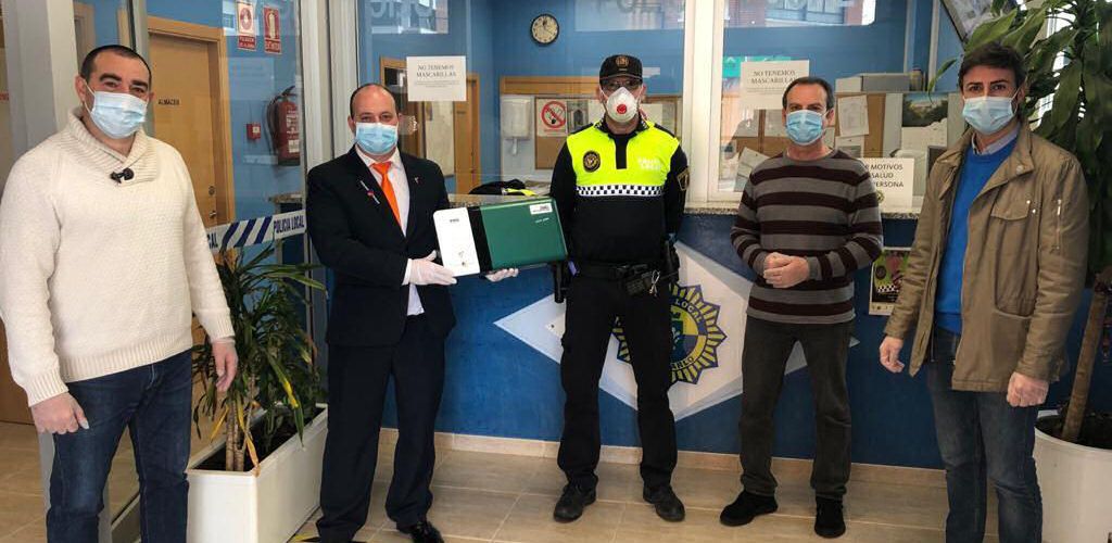 L’empresa SiglHogar cedeix a l’Ajuntament de Benicarló una màquina d’ozó per a desinfectar