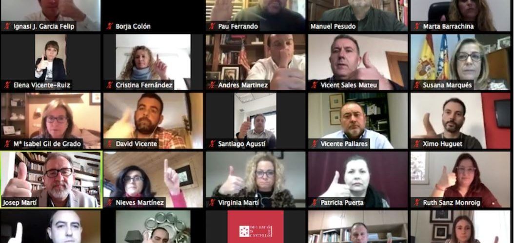 La Diputació de Castelló uneix forces enfront del coronavirus amb el suport unànime de tota la corporació
