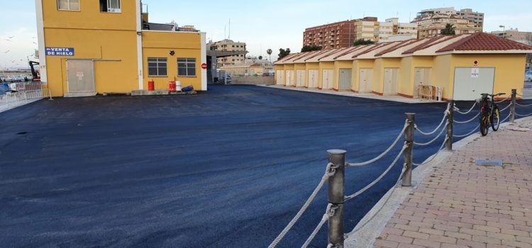 Obras en la zona portuaria de Vinaròs