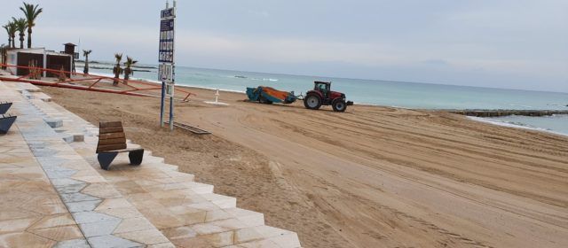 Condicionament de la platja del Fortí de Vinaròs