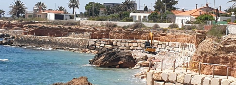 Costes i l’Ajuntament de Vinaròs avancen amb les tasques d’adequació del litoral de la Costa Nord
