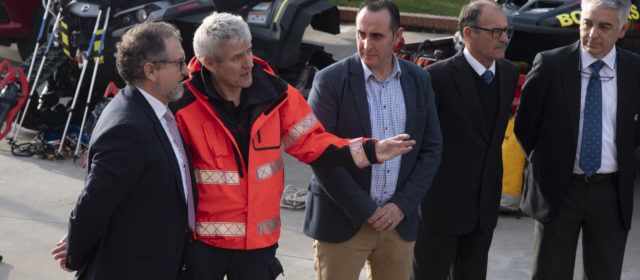 La Diputació impulsa l’actualització i reforç de les plantilles dels parcs de bombers i dels voluntaris de Protecció Civil