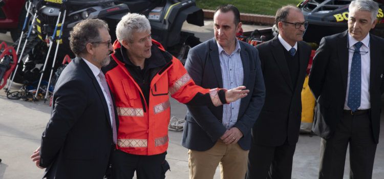 La Diputació impulsa l’actualització i reforç de les plantilles dels parcs de bombers i dels voluntaris de Protecció Civil
